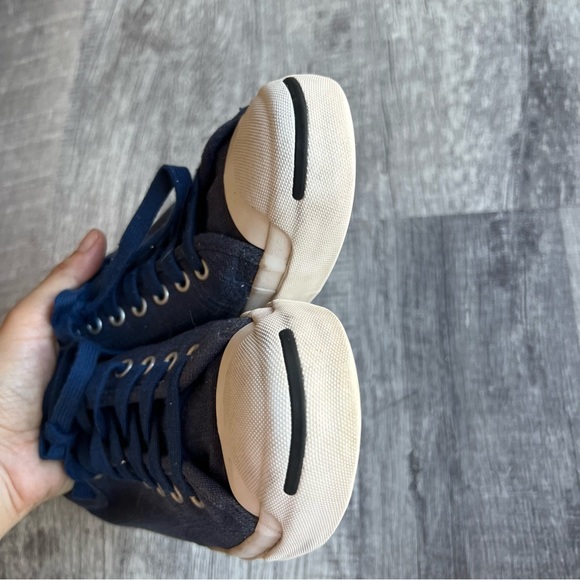 Converse Jack Purcell Pro Retro Sneaker Navy Canvas Shoes Classic Women’s Size 9 - Picture 6 of 8